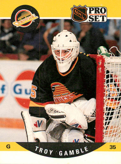 1990-91 Pro Set - Troy Gamble #641