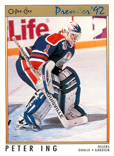 1991-92 O-Pee-Chee Premier - Peter Ing #33