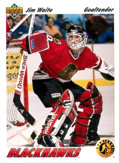 1991-92 UD Series - Jim Waite - Star Rookie (English) #443