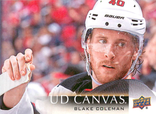 2018-19 UD Series 1 - Blake Coleman - Canvas #C52