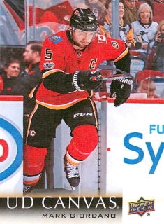 2018-19 UD Series 1 - Mark Giordano - Canvas #C12