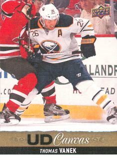 2013-14 UD Series 1 - Thomas Vanek - Canvas #C29