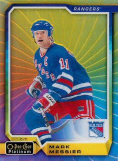 2018-19 UD O-Pee-Chee Platinum - Mark Messier - Rainbow Color Wheel #142