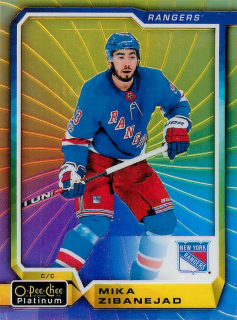 2018-19 UD O-Pee-Chee Platinum - Mika Zibanejad - Rainbow Color Wheel #31