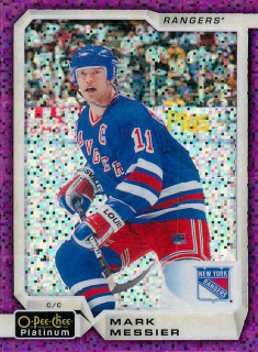 2018-19 UD O-Pee-Chee Platinum - Mark Messier - Violet Pixels #142
