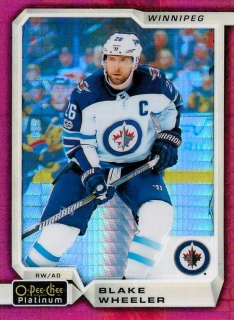2018-19 UD O-Pee-Chee Platinum - Blake Wheeler - Red Prism /199 #19
