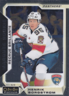 2018-19 UD O-Pee-Chee Platinum - Henrik Borgstrom - Marquee Rookie #164