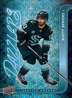 2024-25 UD Series 1 - Matty Beniers - Dazzlers Blue #DZ-46