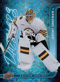 2024-25 UD Series 1 - Jeremy Swayman - Dazzlers Blue #DZ-19