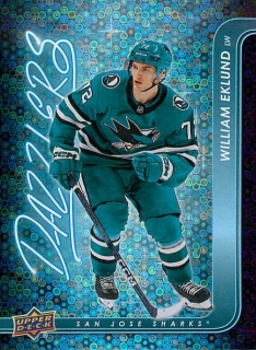2024-25 UD Series 1 - William Eklund - Dazzlers Blue #DZ-4