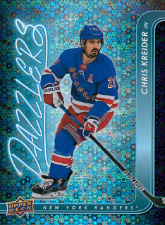 2024-25 UD Series 1 - Chris Kreider - Dazzlers Blue #DZ-28