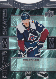 2023-24 UD Extended Series - Cale Makar - Silver Skates #SS-17