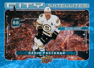 2024-25 UD Series 1 - David Pastrňák - City Satellites #CS-15