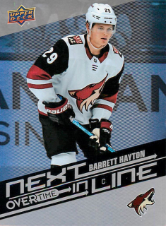 2019-20 UD Overtime - Barret Hayton - Next In Line #NL-8