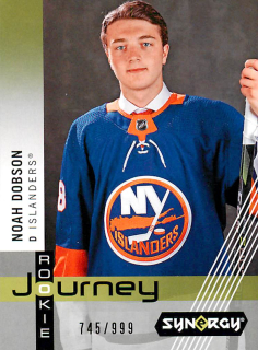 2019-20 UD Synergy - Noah Dobson - Rookie Journey - Draft Day /999 #RP-15