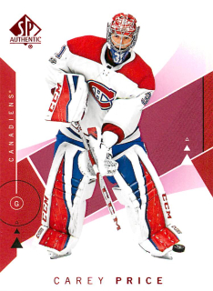 2018-19 UD SP Authentic - Carey Price - Red #75