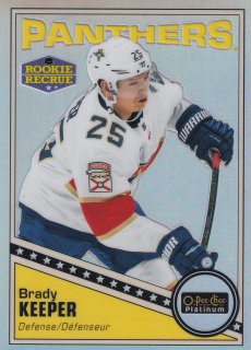 2019-20 UD O-Pee-Chee Platinum - Brady Keeper - Retro Rainbow #R-64