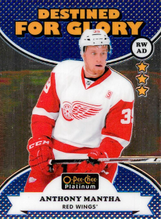 2017-18 UD O-Pee-Chee Platinum - Anthony Mantha - Destined For Glory #DG-9