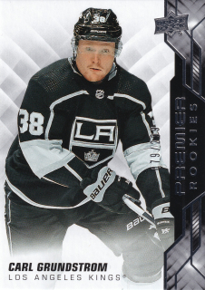 2019-20 UD Premier - Carl Grundstrom - Premier Rookies /299 #61