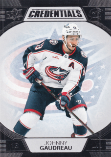 2022-23 UD Credentials - Johnny Gaudreau #24