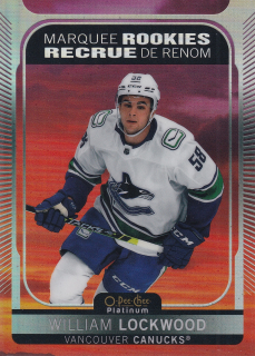 2021-22 UD O-Pee-Chee Platinum - William Lockwood - Marquee Rookies Sunset #248