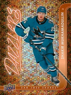 2024-25 UD Series 2 - Shakir Mukhamadullin - Dazzlers Orange #DZ-60