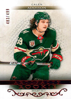 2021-22 UD Artifacts - Calen Addison - Ruby /499 #178