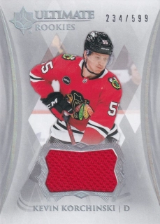 2023-24 UD Ultimate Collection - Kevin Korchinski - Ultimate Rookies Jersey /599 #132