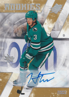 2023-24 UD SPx - Henry Thrun - Rookies Autograph #196