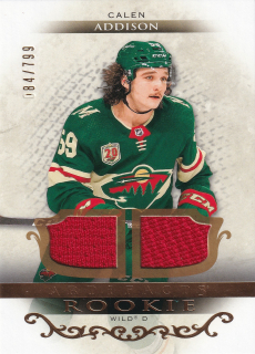 2021-22 UD Artifacts - Calen Addison - Gold Material Relics /799 #178
