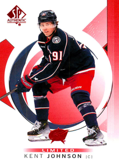 2024-25 UD SP Authentic - Kent Johnson - Limited Red #37