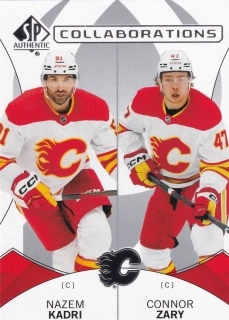 2024-25 UD SP Authentic - Nazem Kadri, Connor Zary - Collaborations #C-20