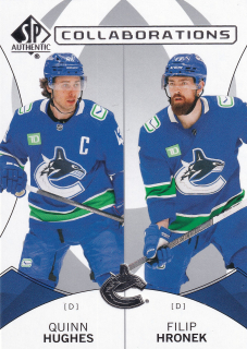 2024-25 UD SP Authentic - Quinn Hughes, Filip Hronek - Collaborations #C-24