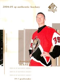 2004-05 UD SP Authentic - Dominik Hašek #64