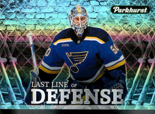 2023-24 UD Parkhurst - Jordan Binnington - Last Line Of Defense #LD-18
