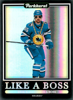 2023-24 UD Parkhurst - Erik Karlsson - Like a Boss #LB-24