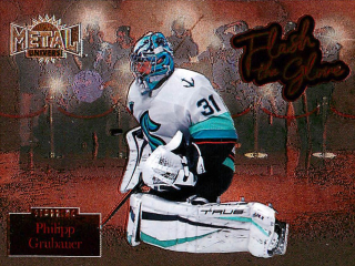 2022-23 UD Skybox Metal Universe - Philipp Grubauer - Flash The Glove #FL-34