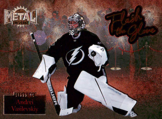 2022-23 UD Skybox Metal Universe - Andrei Vasilevskiy - Flash The Glove #FL-1