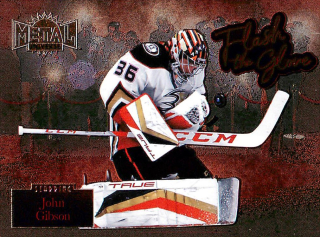 2022-23 UD Skybox Metal Universe - John Gibson - Flash The Glove #FL-21