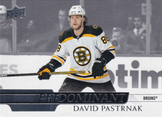 2020-21 UD Series 1 - David Pastrňák - Predominant #PR-1