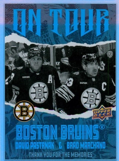 2024-25 UD Series 2 - David Pastrňák, Brad Marchand - On Tour #OT-7