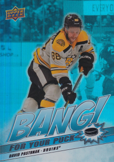 2024-25 UD Series 2 - David Pastrňák - Bang For Your Puck #BP-9
