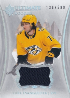 2023-24 UD Ultimate Collection - Luke Evangelista - Ultimate Rookies Jersey /599 #192