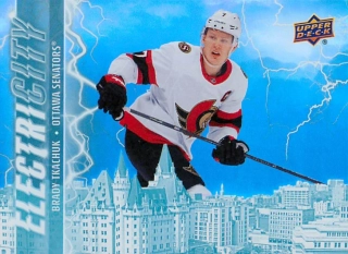 2024-25 UD Series 2 - Brady Tkachuk - ElectriCity #EC-25