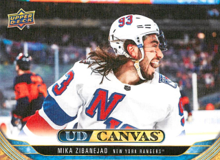 2024-25 UD Series 2 - Mika Zibanejad - Canvas #C138
