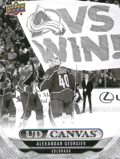 2024-25 UD Series 2 - Alexandar Georgiev - Canvas Black & White #C182