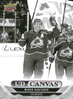 2024-25 UD Series 2 - Mikko Rantanen - Canvas Black & White #C199