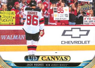 2024-25 UD Series 2 - Jack Hughes - Canvas #C133