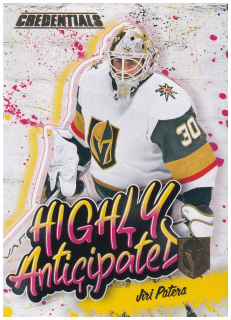 2023-24 UD Credentials - Jiří Patera - Highly Anticipated #HA-23