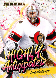 2023-24 UD Credentials - Leevi Merilainen - Highly Anticipated #HA-32